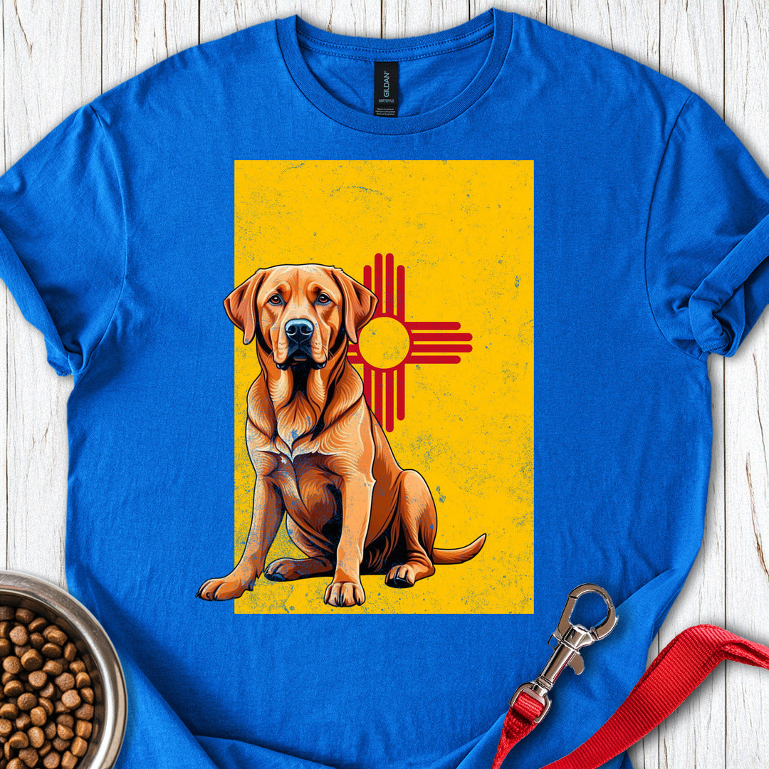 Fox Red Labrador New Mexico Flag Royal