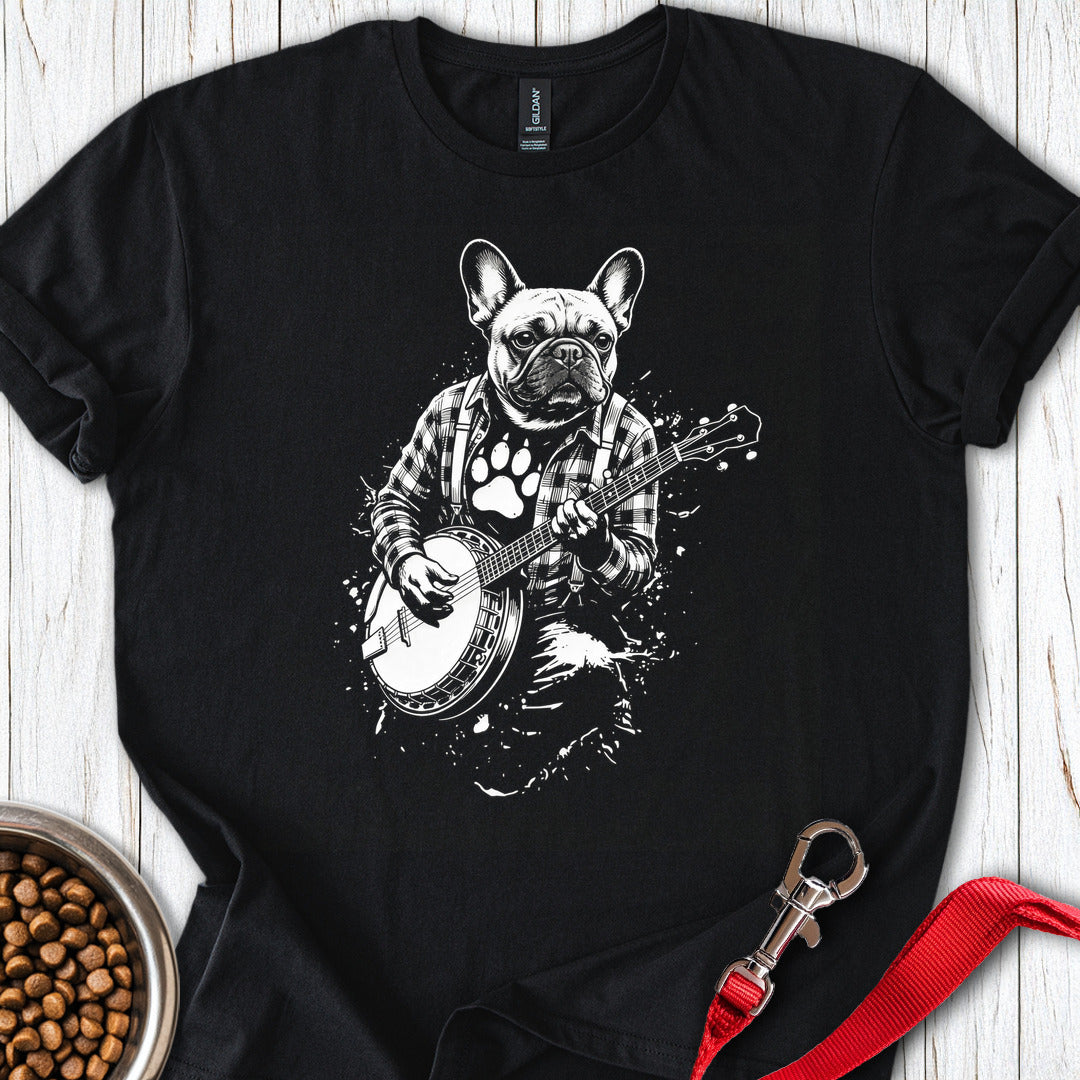 French Bulldog Banjo Black