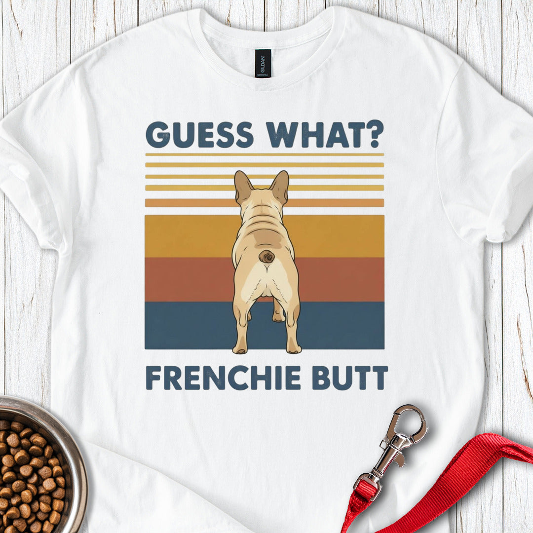French Bulldog Butt White