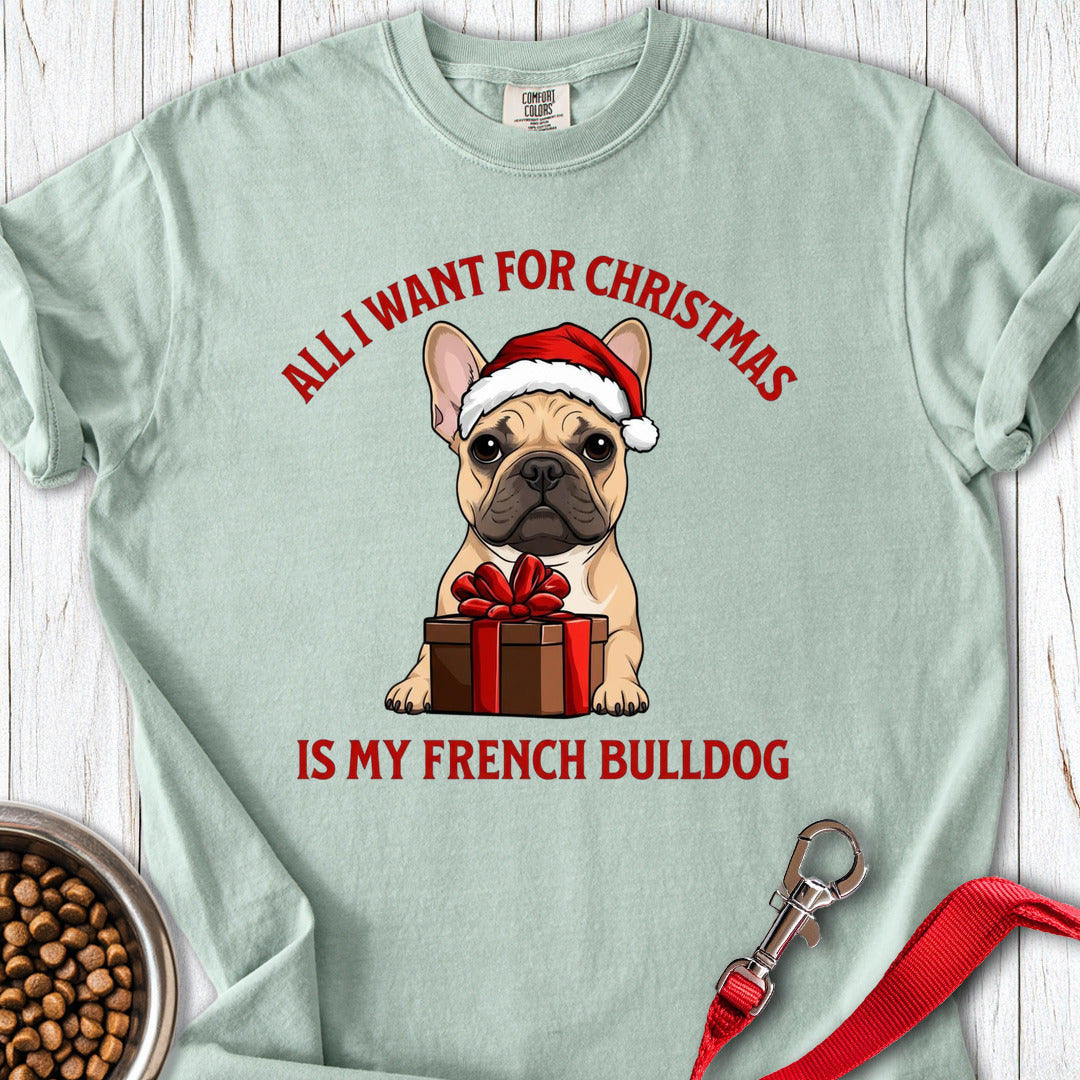 French Bulldog Christmas Premium Tee Bay