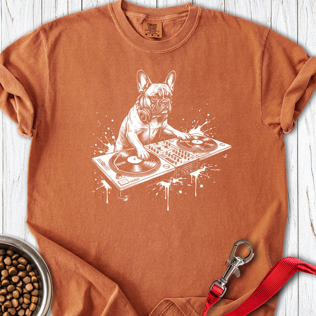French Bulldog DJ Premium Tee — Yam