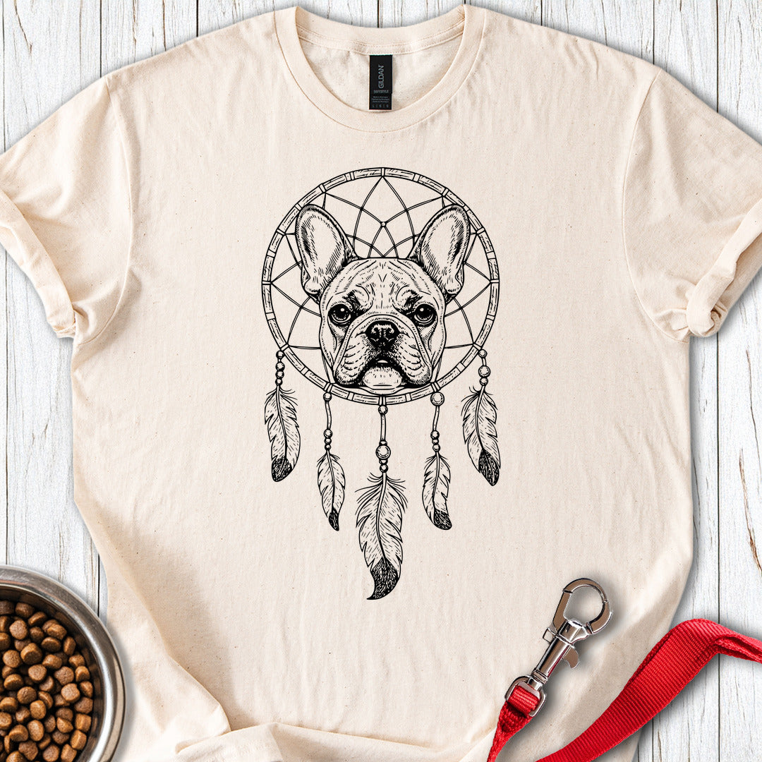 French Bulldog Dreamcatcher Natural