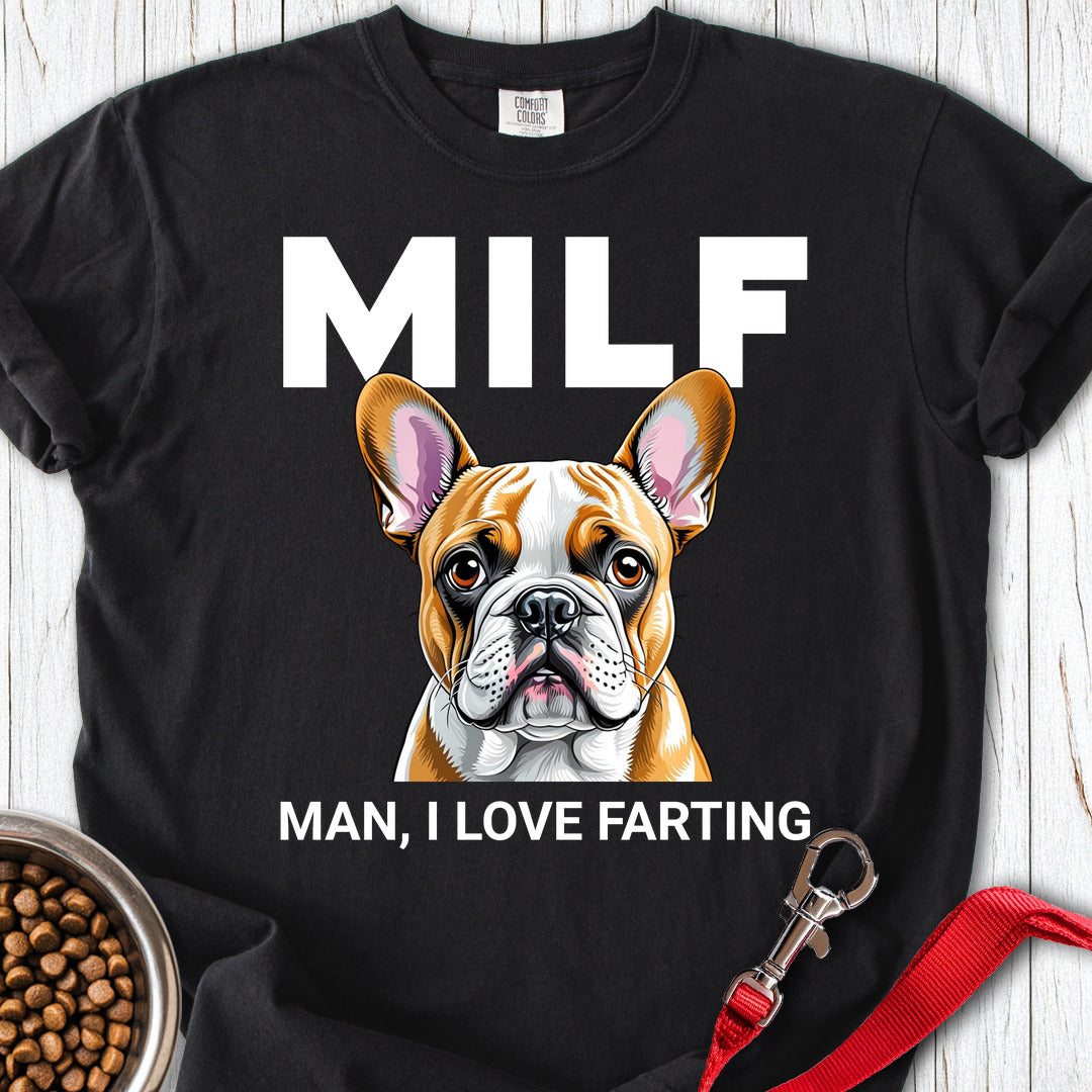 French Bulldog Fart Premium Tee — Black