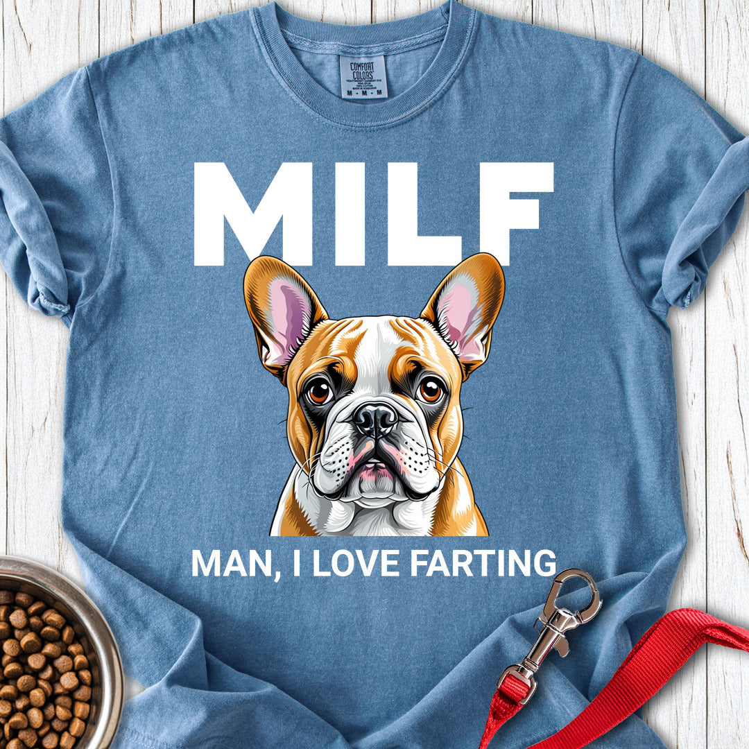 French Bulldog Fart Premium Tee — Blue Jean