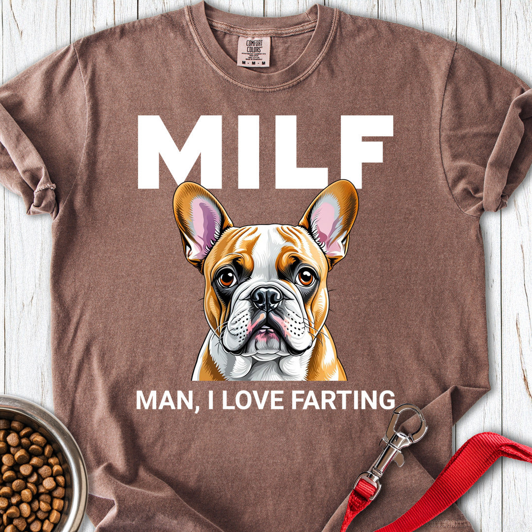 French Bulldog Fart Premium Tee — Espresso