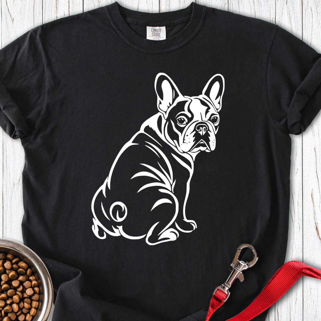 French Bulldog Graphic Premium Tee Black