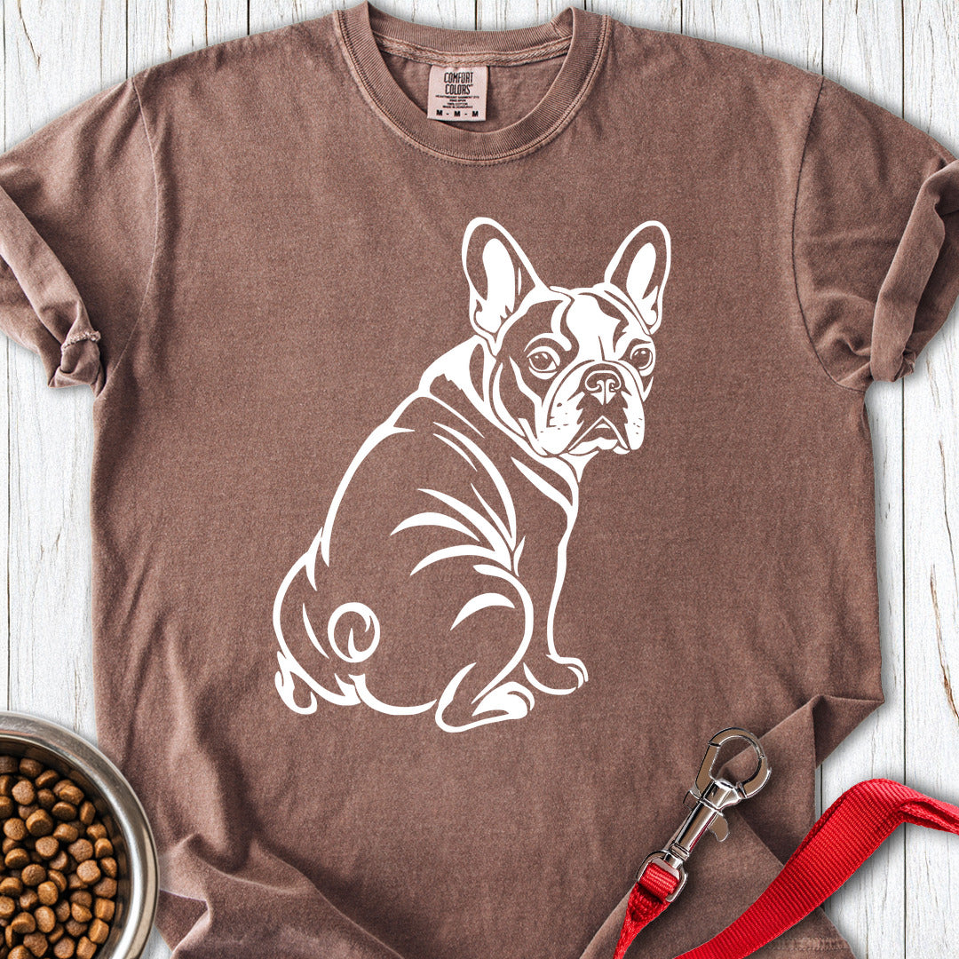 French Bulldog Graphic Premium Tee Espresso
