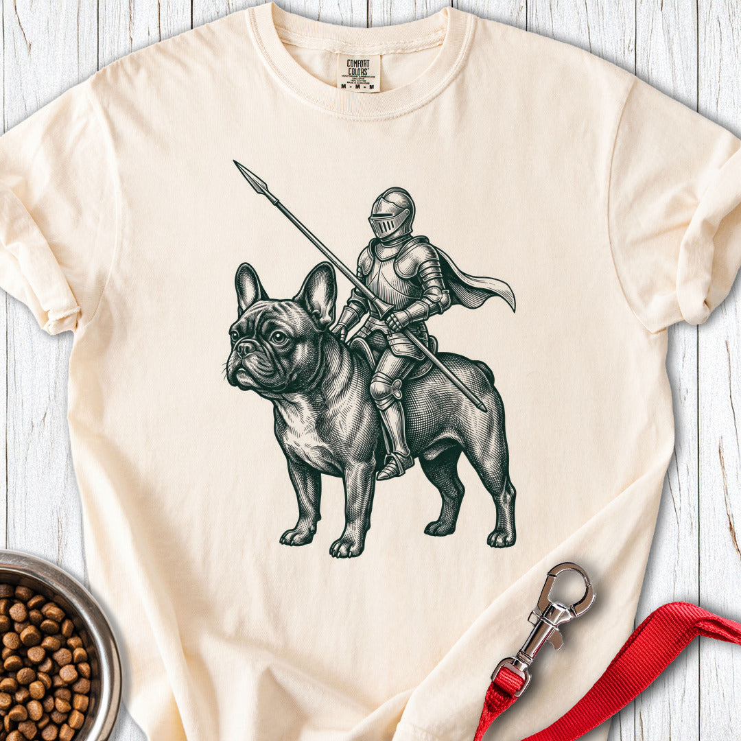 French Bulldog Knight Premium Tee Ivory