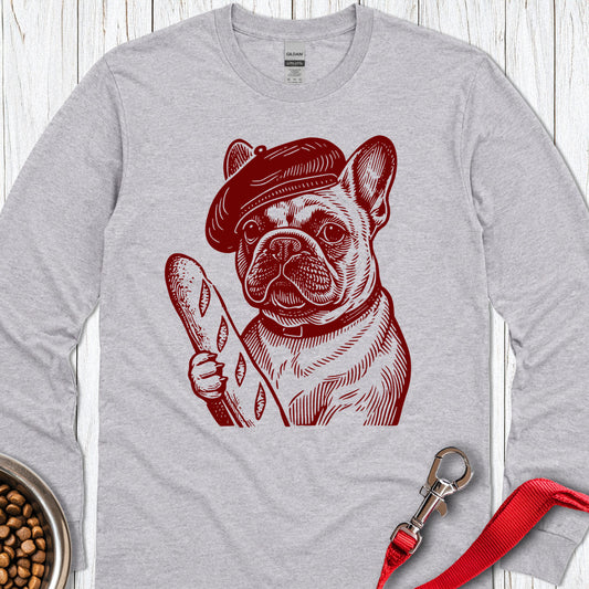 French Bulldog Long Sleeve — Sport Grey
