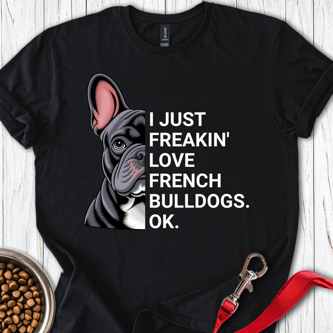 French Bulldog Love Black