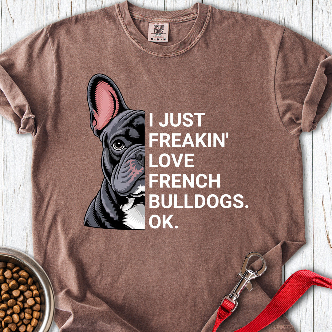 French Bulldog Love Premium Tee Espresso