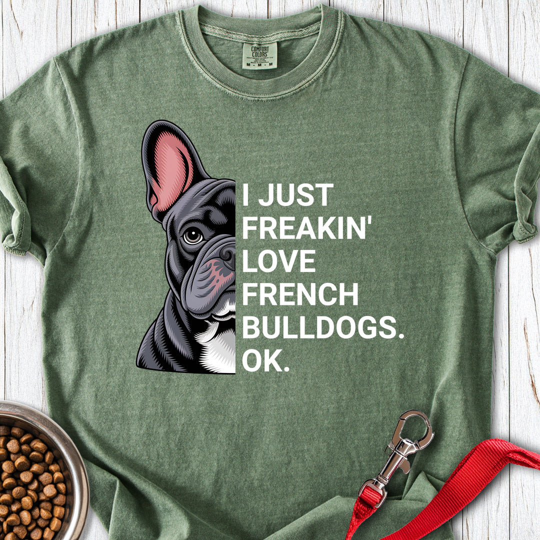 French Bulldog Love Premium Tee Moss