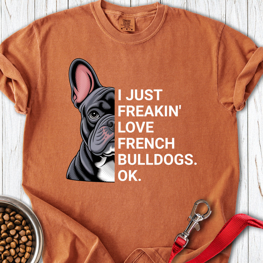 French Bulldog Love Premium Tee Yam