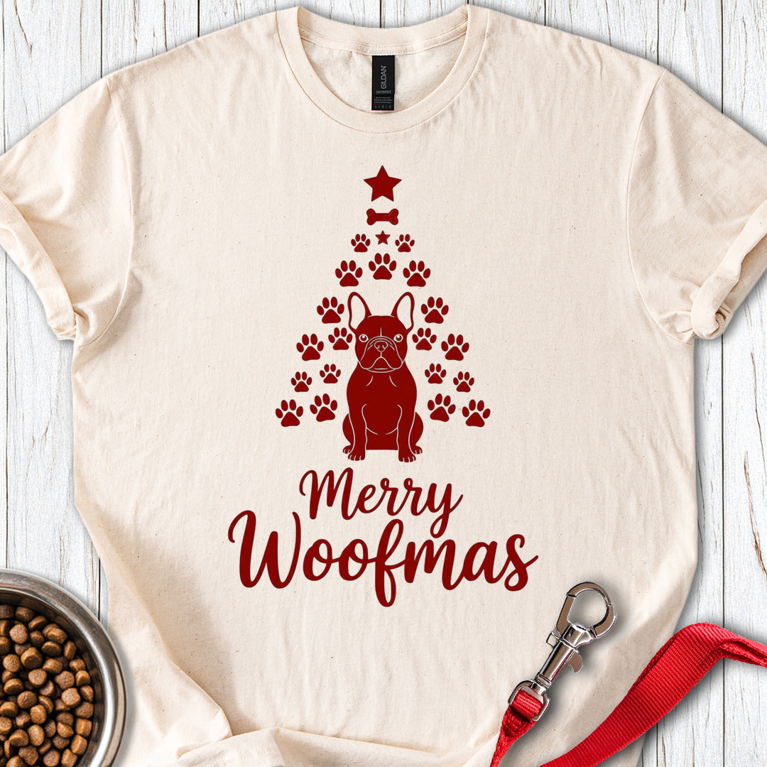 French Bulldog Merry Woofmas Christmas Natural