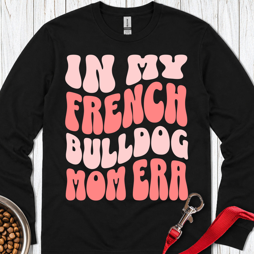 French Bulldog Mom Long Sleeve — Black