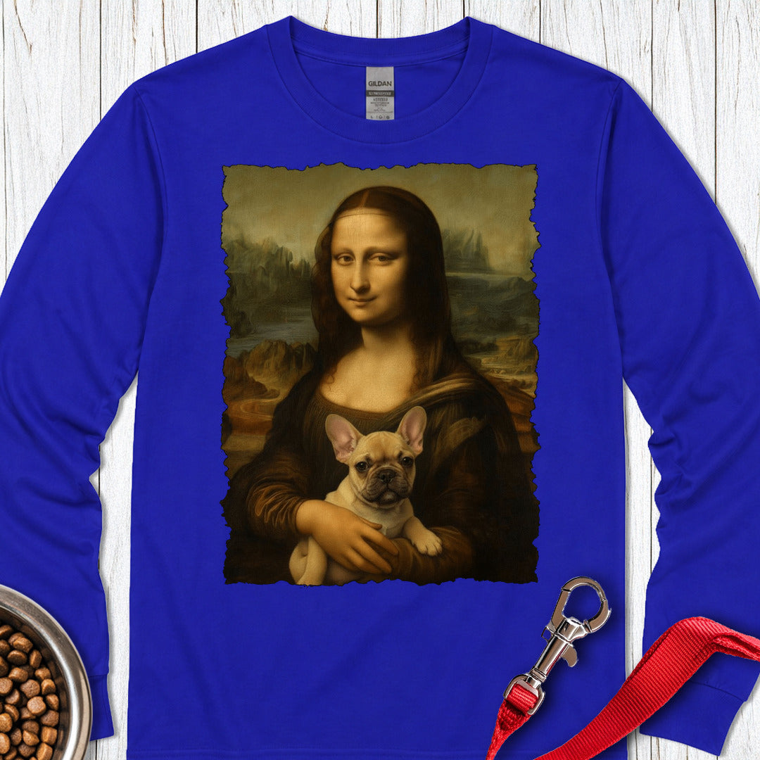 French Bulldog Mona Lisa Long Sleeve — Royal