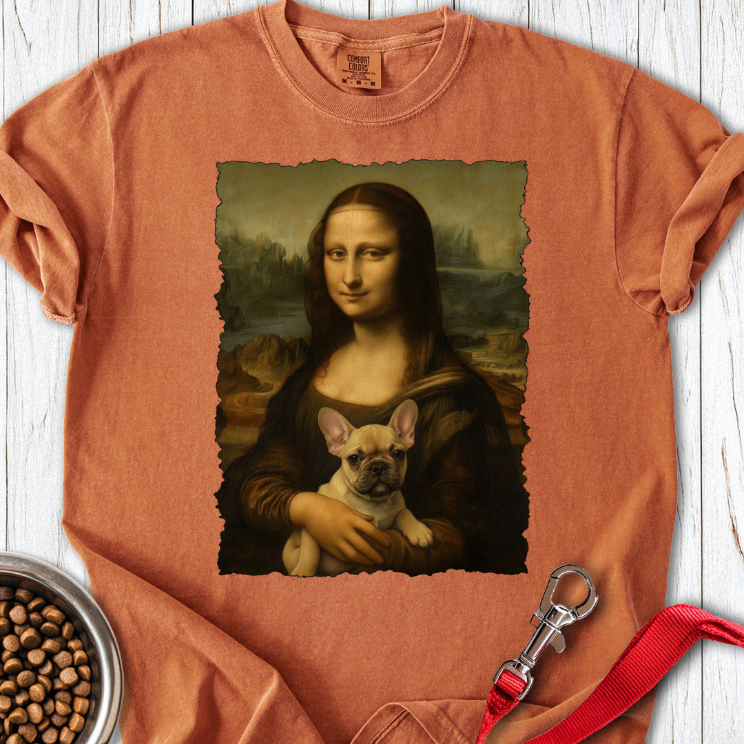 French Bulldog Mona Lisa Premium Tee Yam
