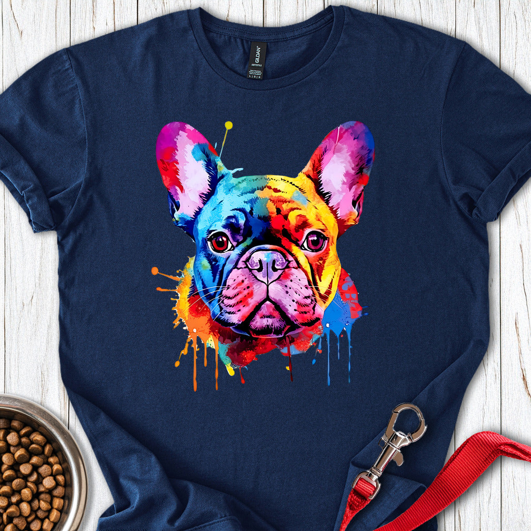 French Bulldog Painting Navy