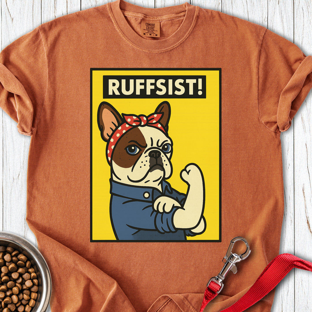 French Bulldog Rosie the Riveter Premium Tee — Yam