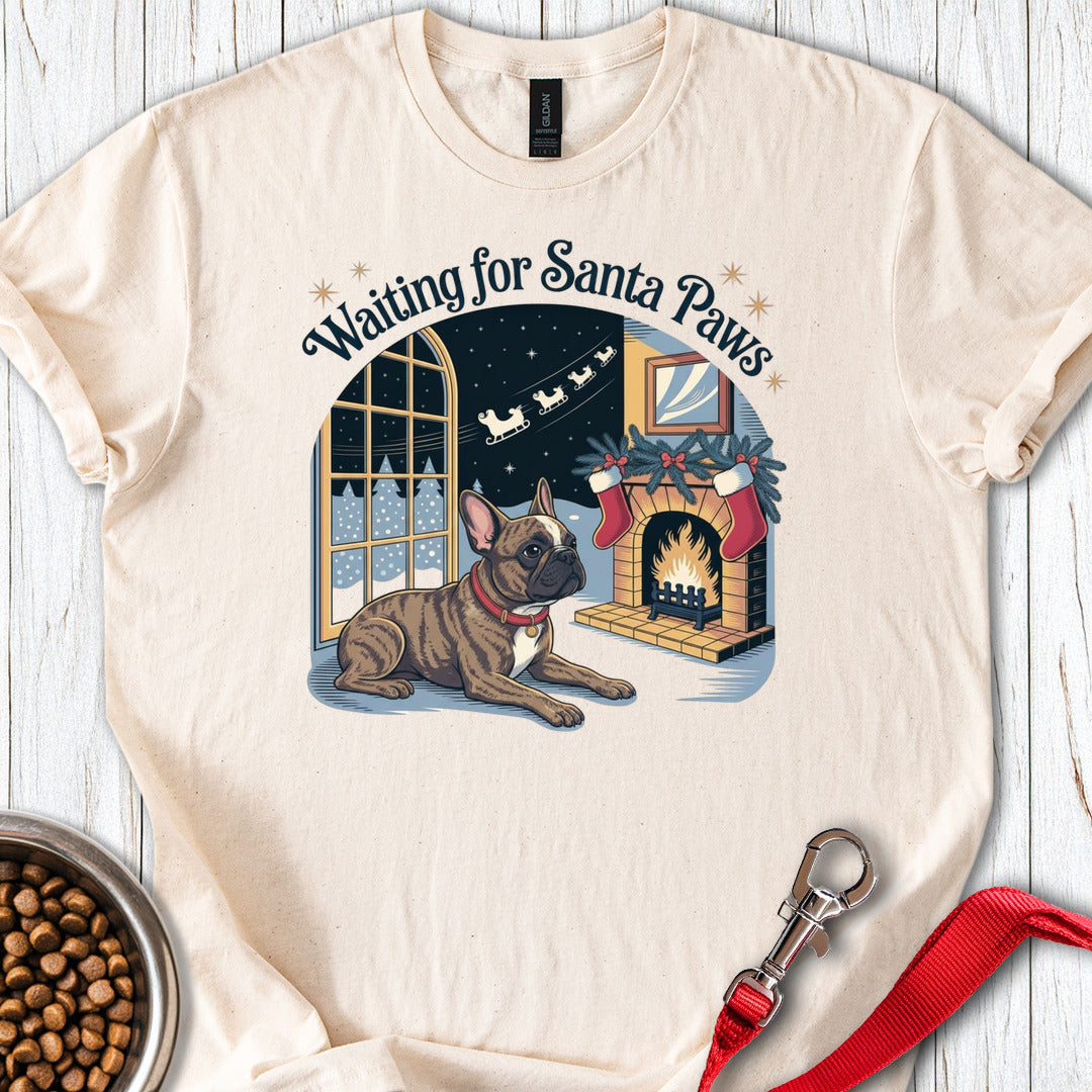 French Bulldog Santa Paws Christmas Natural