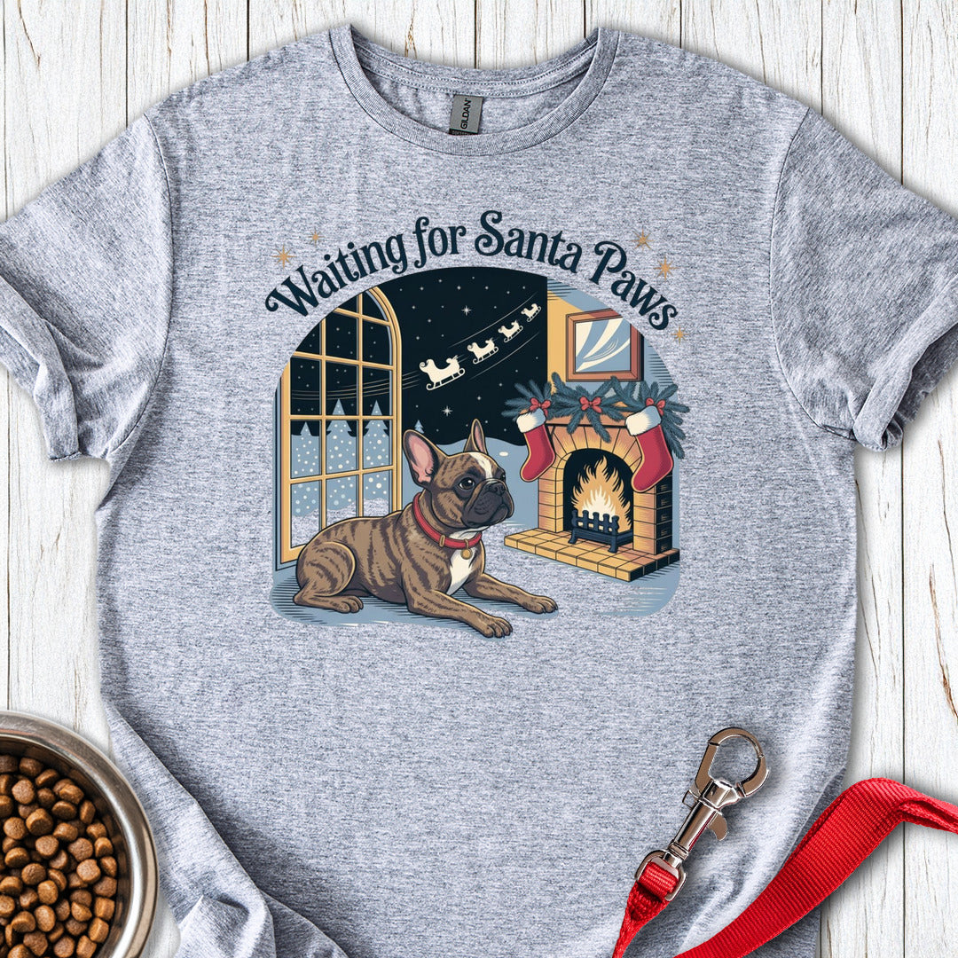 French Bulldog Santa Paws Christmas Sport Grey