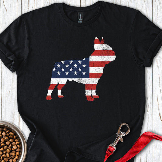 French Bulldog Silhouette USA Black