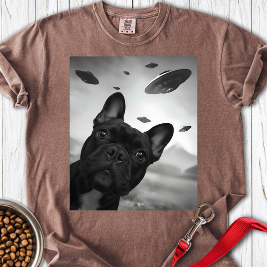French Bulldog UFO Premium Tee Espresso