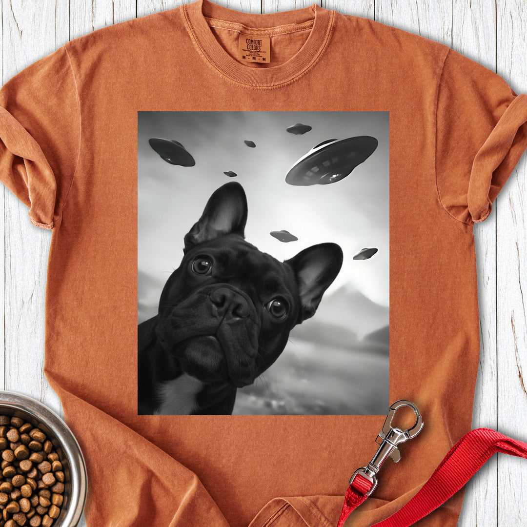 French Bulldog UFO Premium Tee Yam