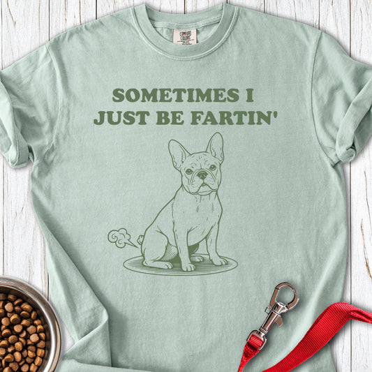 French Bulldogs Fart Premium Tee Bay