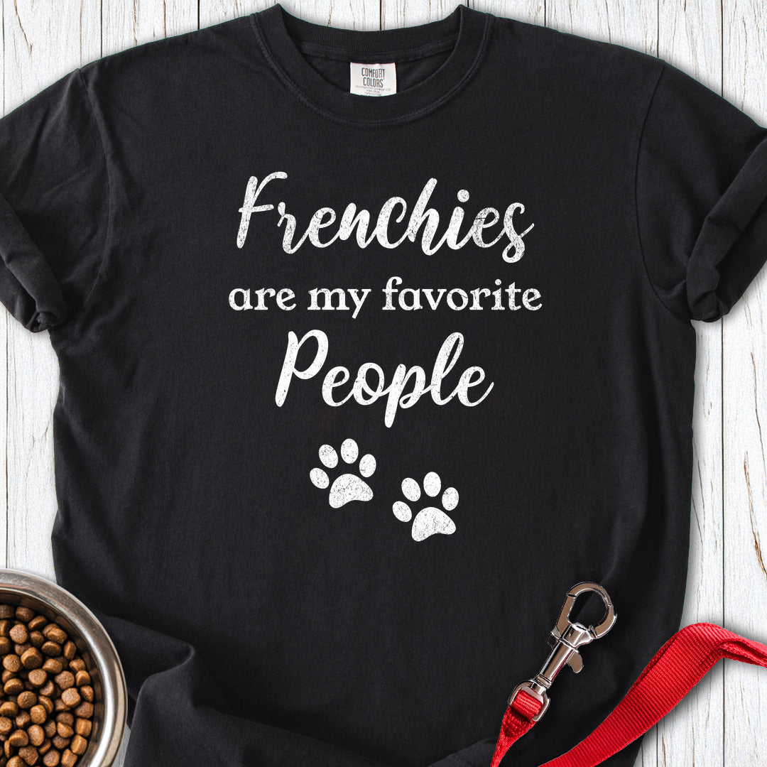 French Bulldogs Favorite People Premium Tee Black
