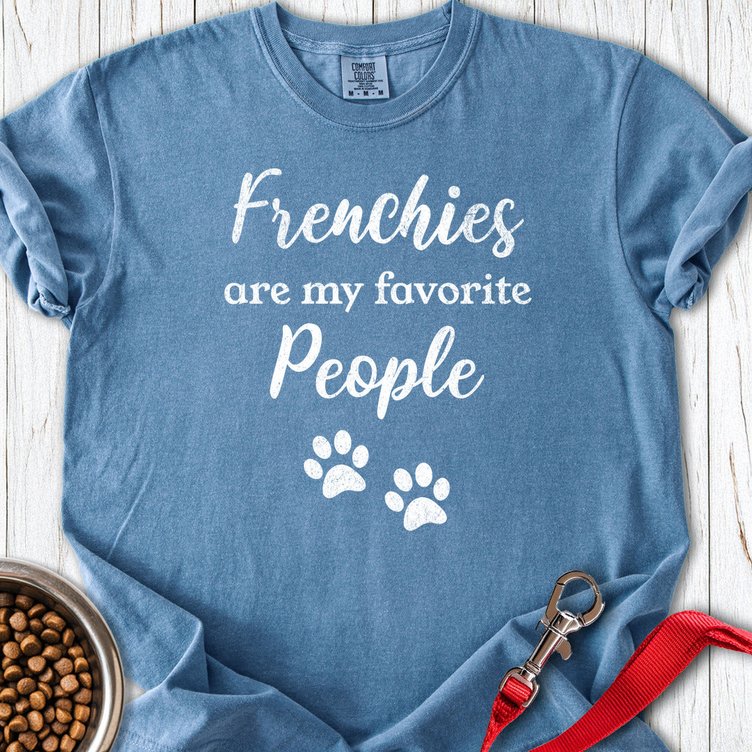 French Bulldogs Favorite People Premium Tee Blue Jean