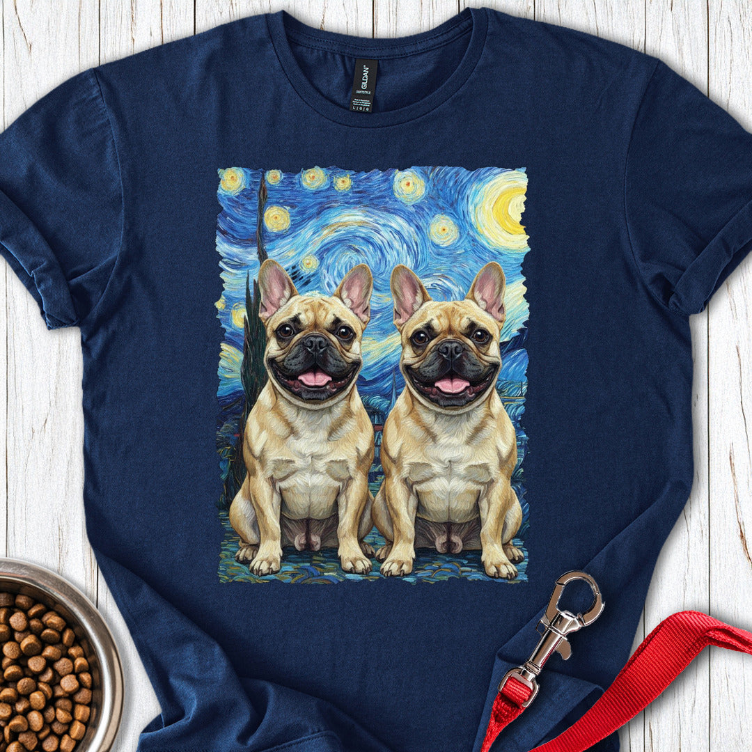 French Bulldogs Starry Night Navy
