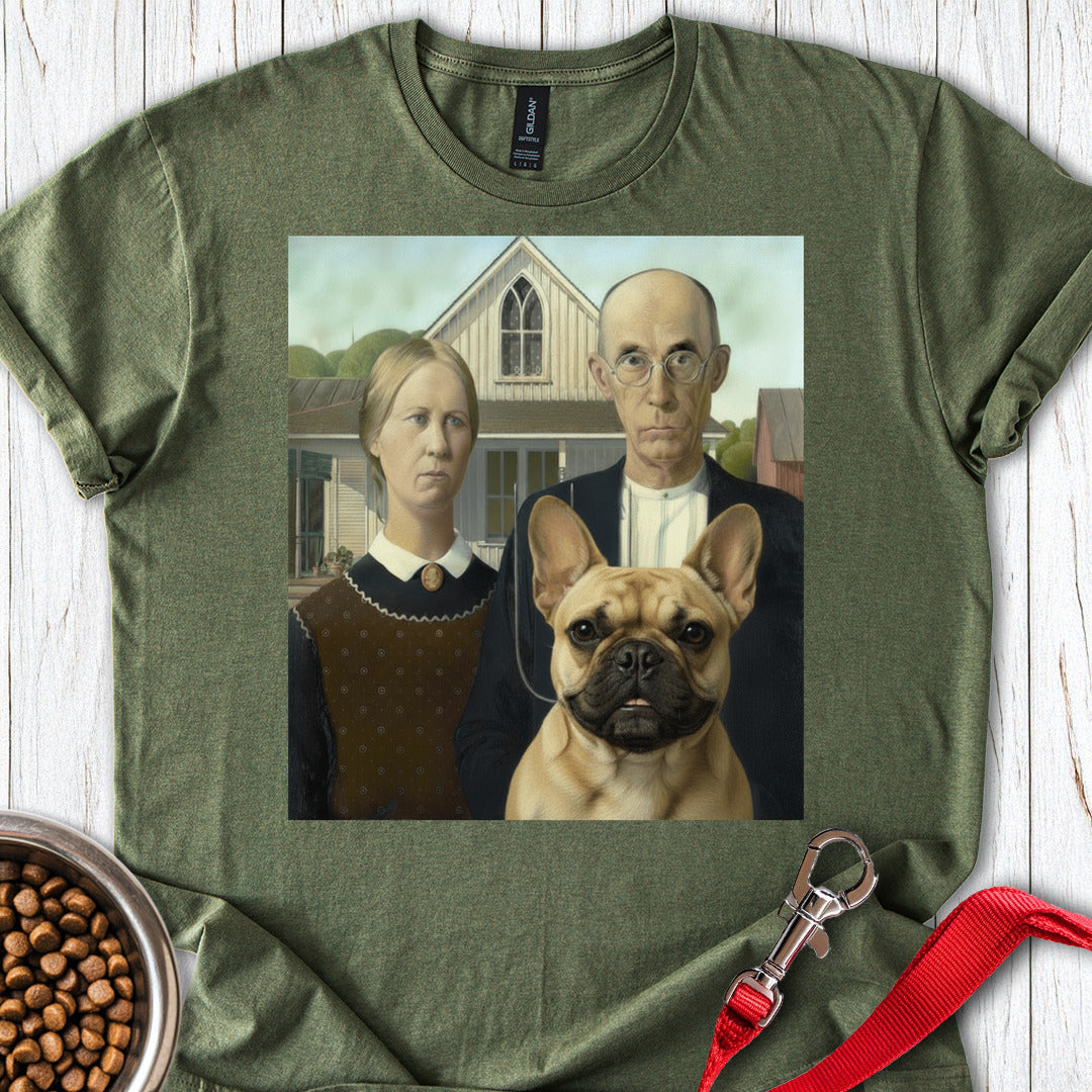 Frenchie American Gothic Military Green