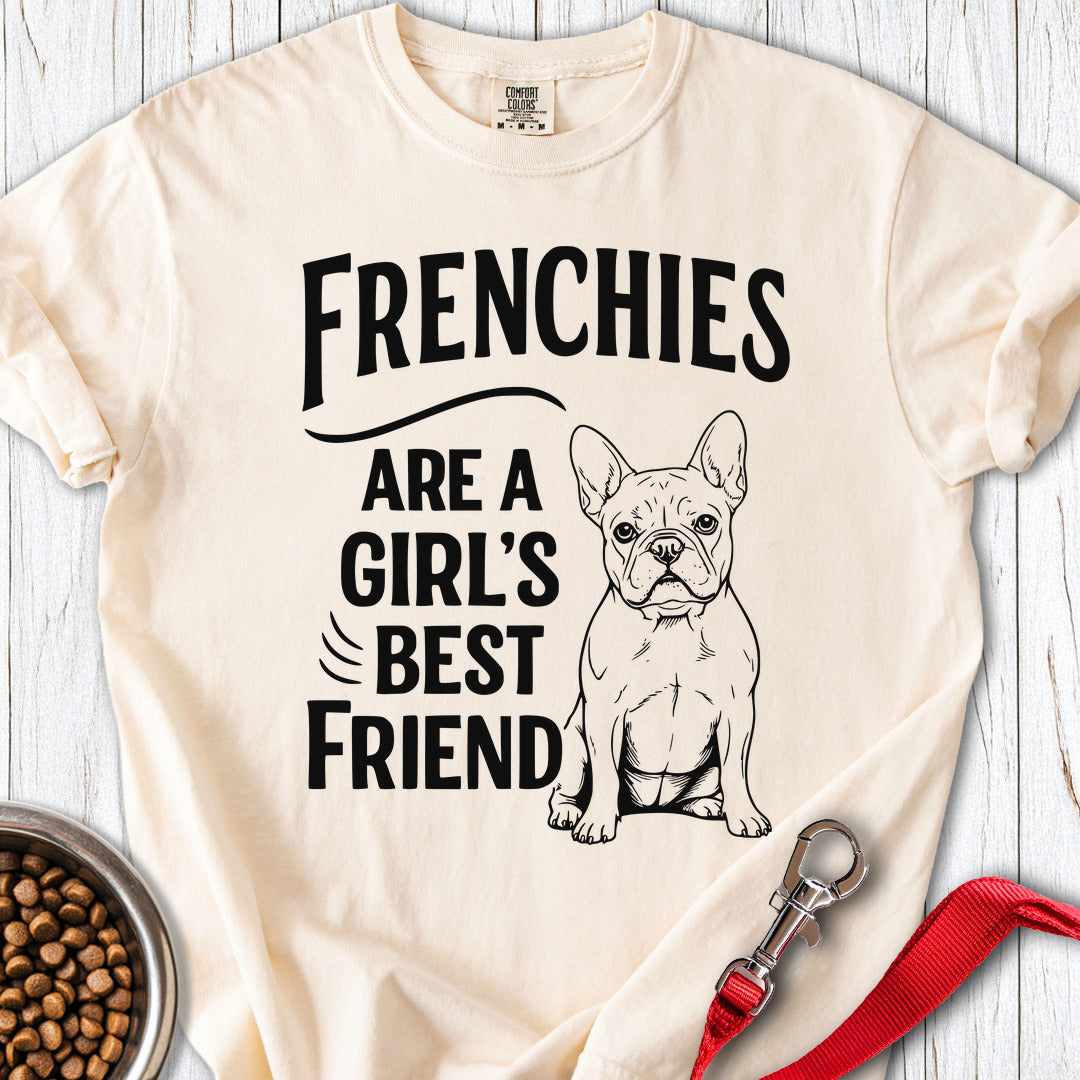 Frenchies & Girls Premium Tee Ivory