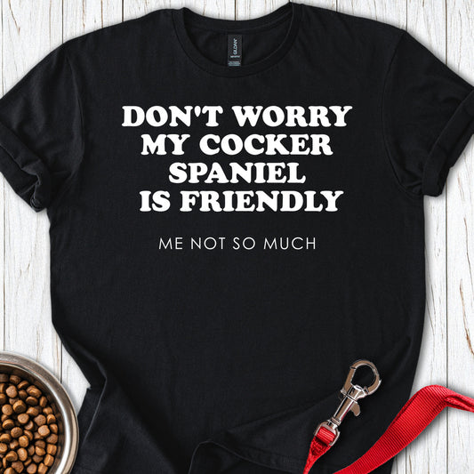 Friendly Cocker Spaniel Black