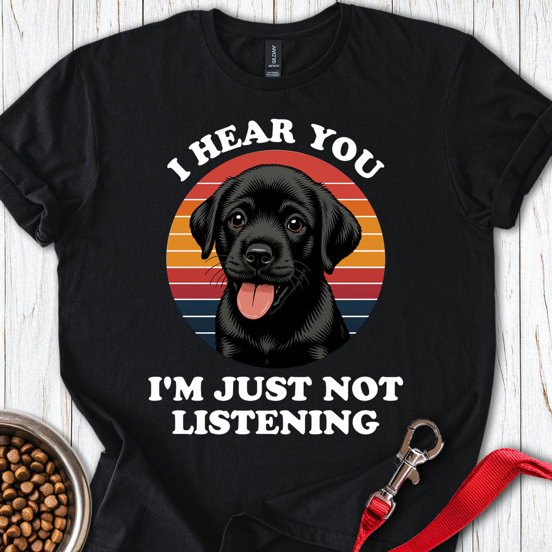 Funny Black Labrador Puppy Black