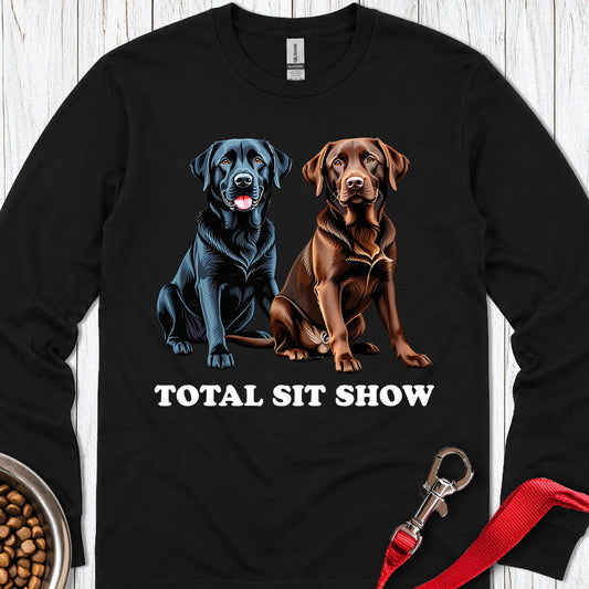 Funny Chocolate & Black Long Sleeve — Black