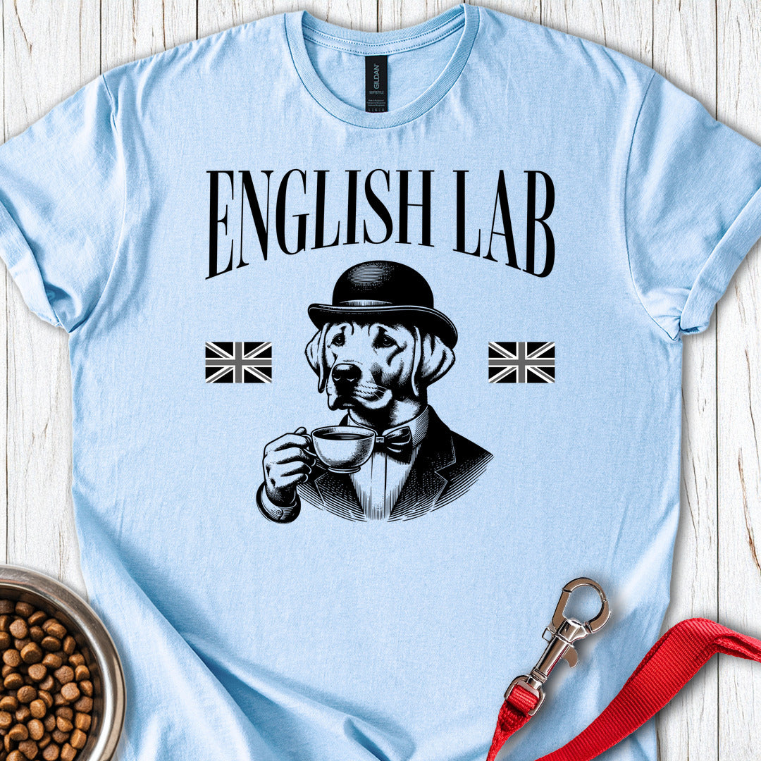 Funny English Labrador Light Blue