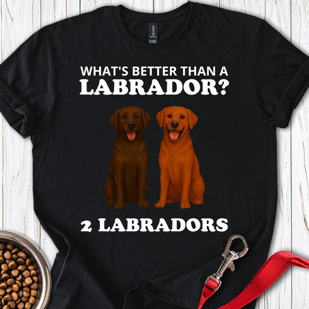 Funny Fox Red and Chocolate Labrador Black