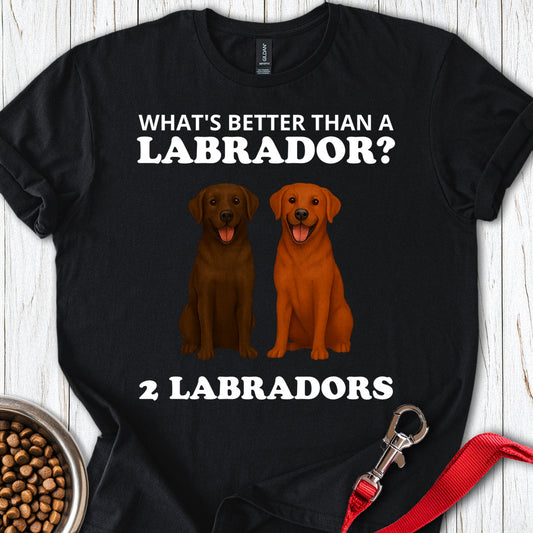 Funny Fox Red and Chocolate Labrador Black