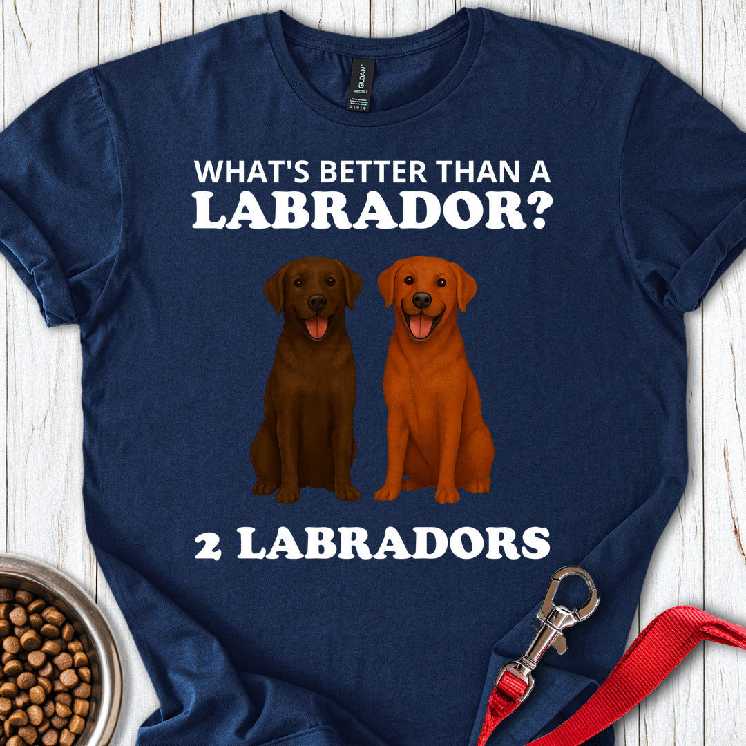 Funny Fox Red and Chocolate Labrador Navy