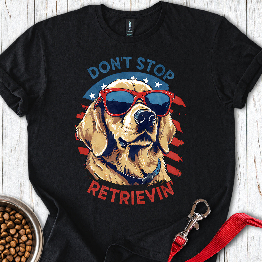 Funny Golden Retriever Black