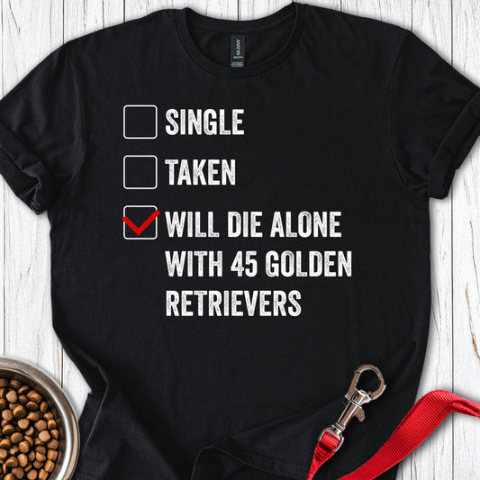 Funny Golden Retriever Black