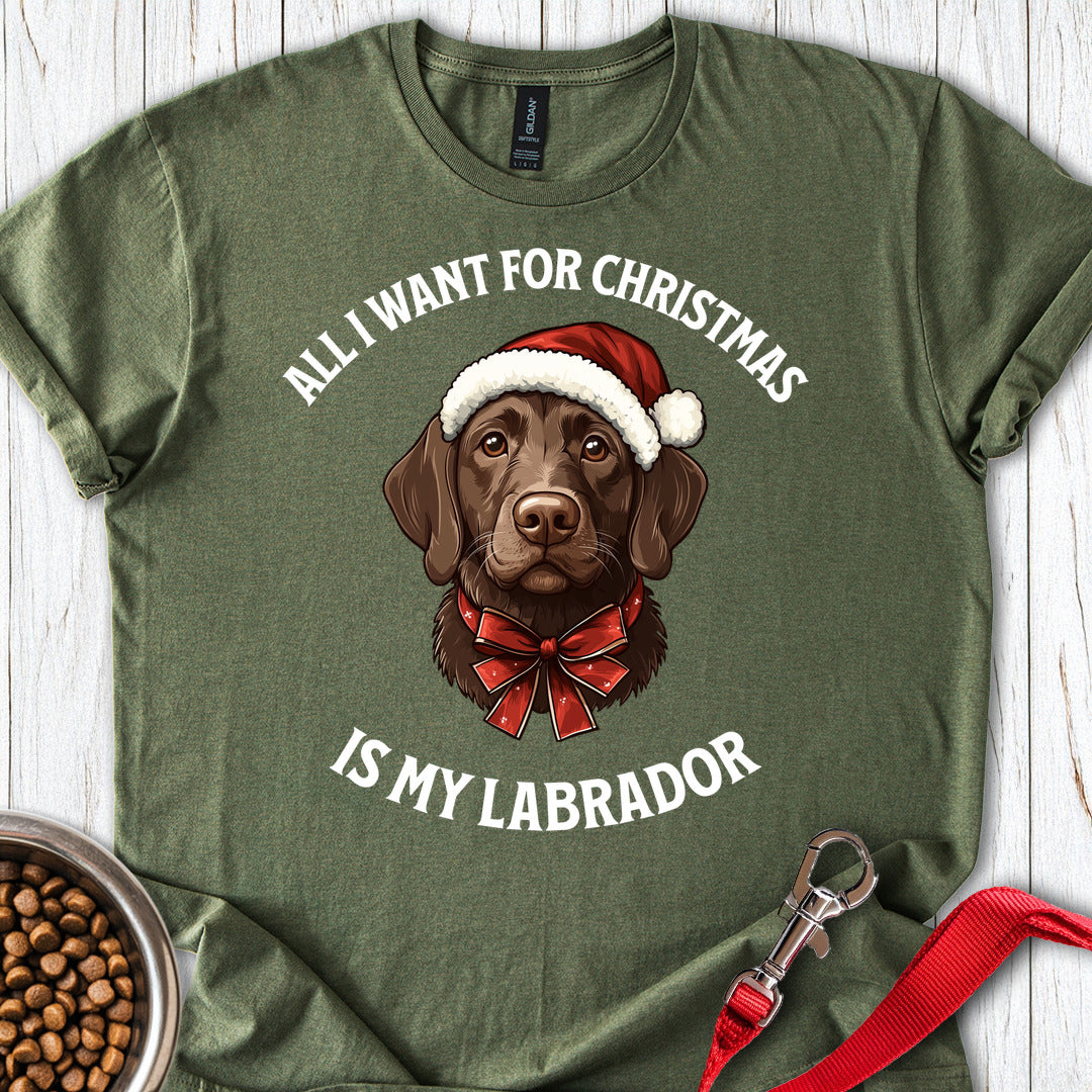 Funny Labrador Christmas Labrador Military Green