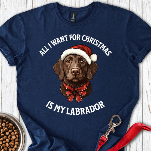 Funny Labrador Christmas Labrador Navy