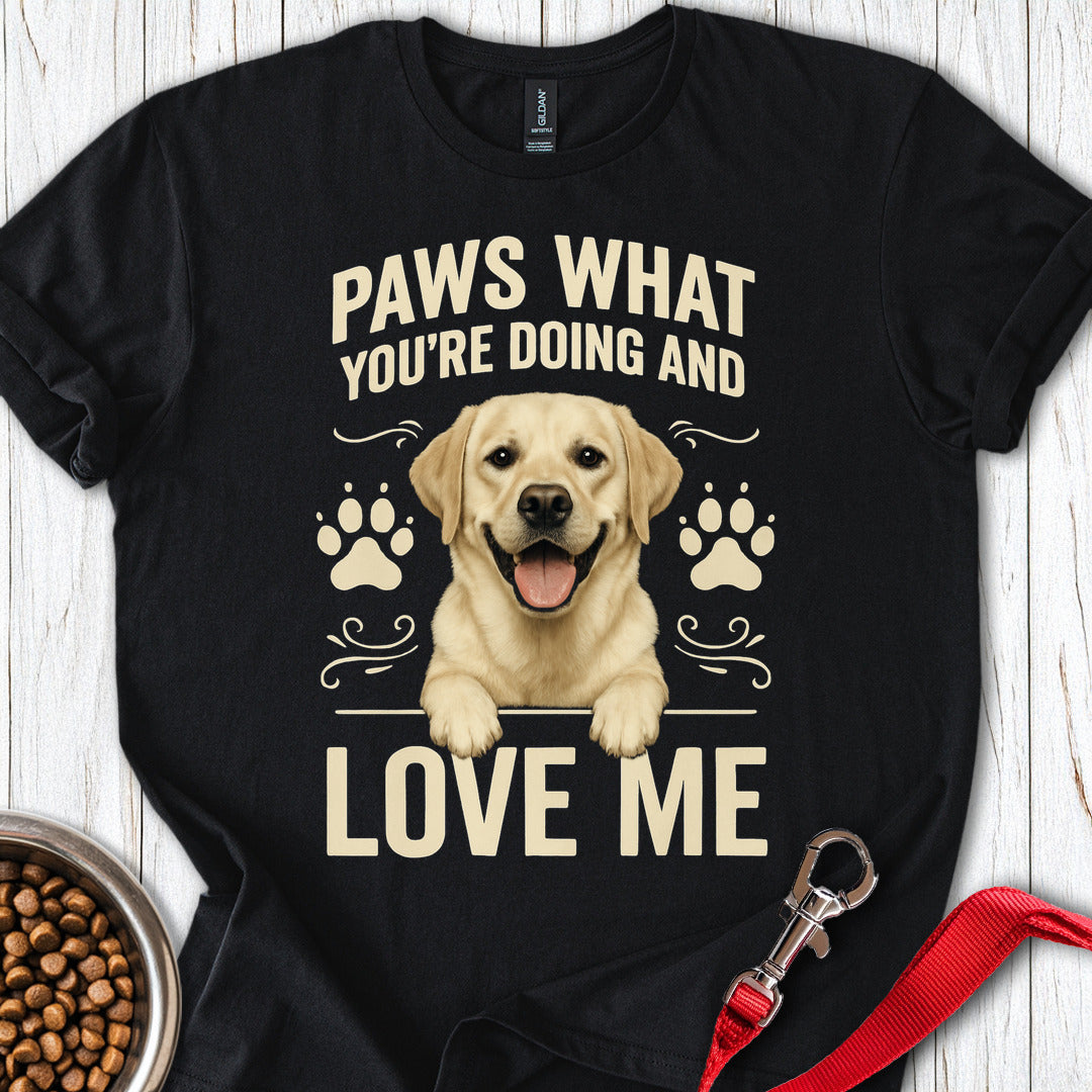 Funny Love Me Labrador Black