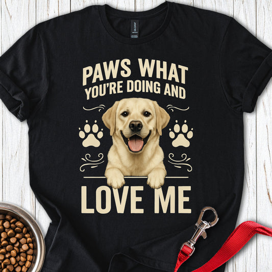 Funny Love Me Labrador Black