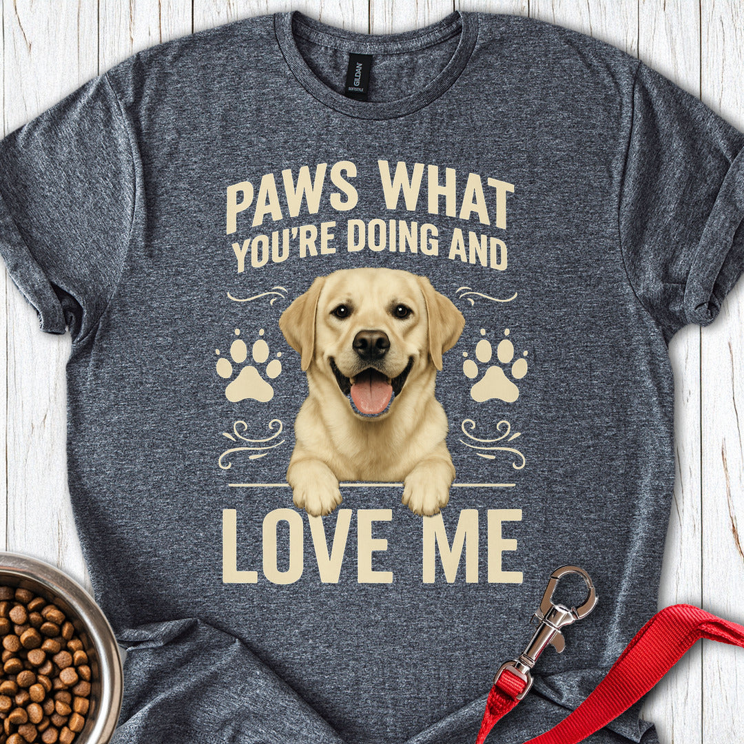 Funny Love Me Labrador Dark Heather