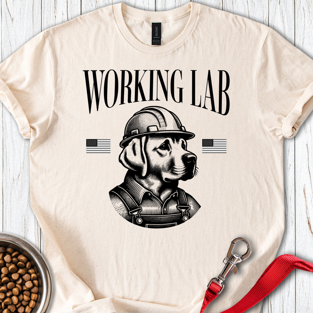 Funny Working Labrador Natural