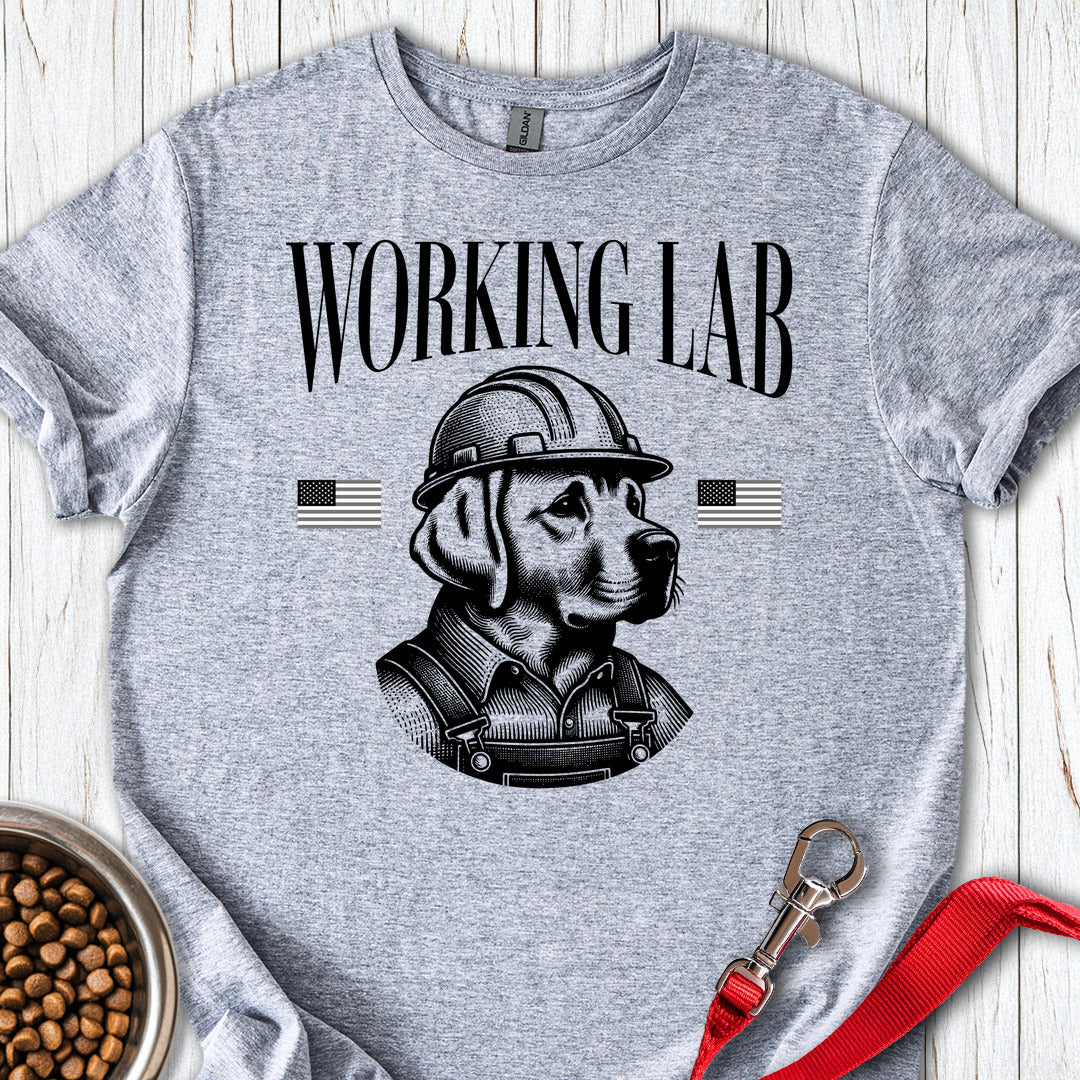 Funny Working Labrador Sport Grey